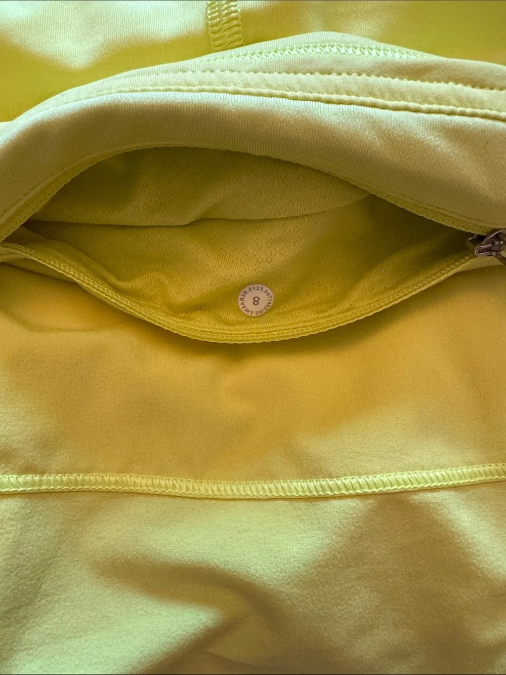 lululemon athletica Bright Yellow Tiered Skirt with shorts - Picture 2 of 6